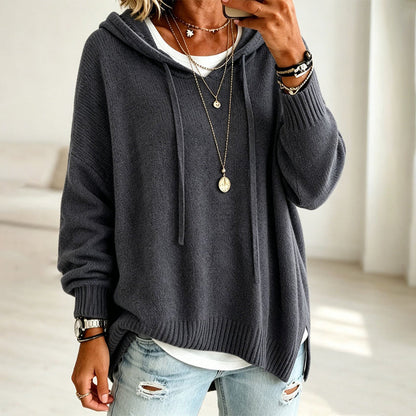【S-2XL】🍂Damska sweter z kapturem na specjalne okazje, wykonany na drutach