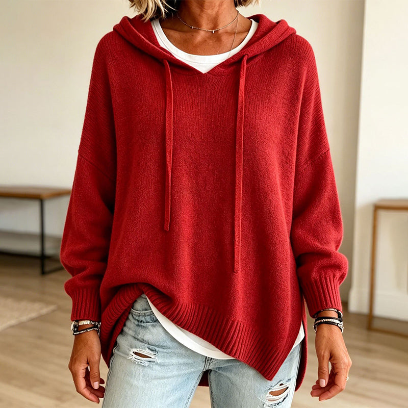 【S-2XL】🍂Damska sweter z kapturem na specjalne okazje, wykonany na drutach