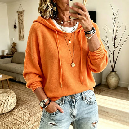 【S-2XL】🍂Damska sweter z kapturem na specjalne okazje, wykonany na drutach