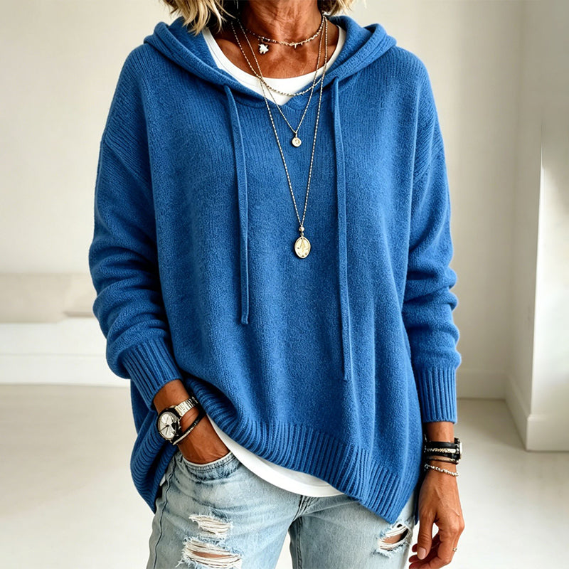 【S-2XL】🍂Damska sweter z kapturem na specjalne okazje, wykonany na drutach