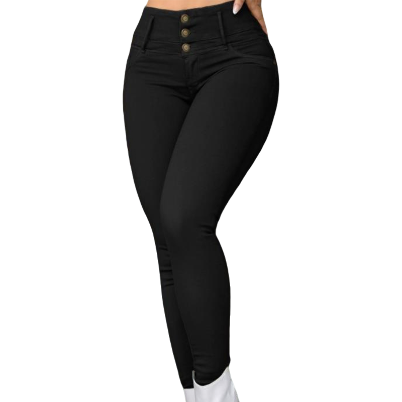 【S-2XL】✨Damskie spodnie skinny z elastycznego materiału z wysokim stanem