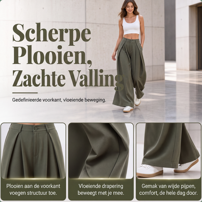 【S-2XL】👖Damska spódnica z plisami i szerokimi nogawkami