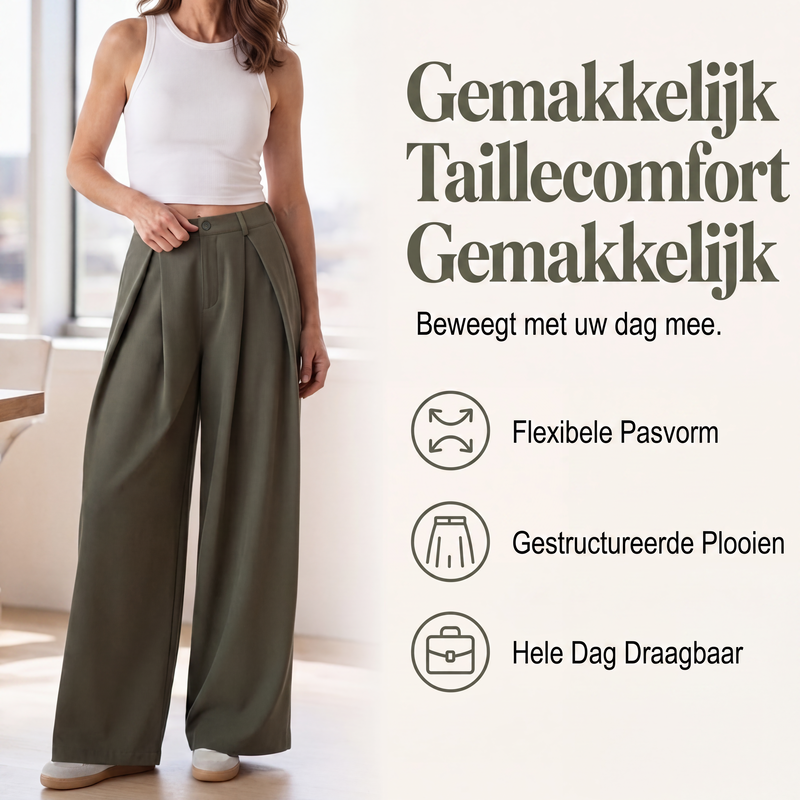【S-2XL】👖Damska spódnica z plisami i szerokimi nogawkami