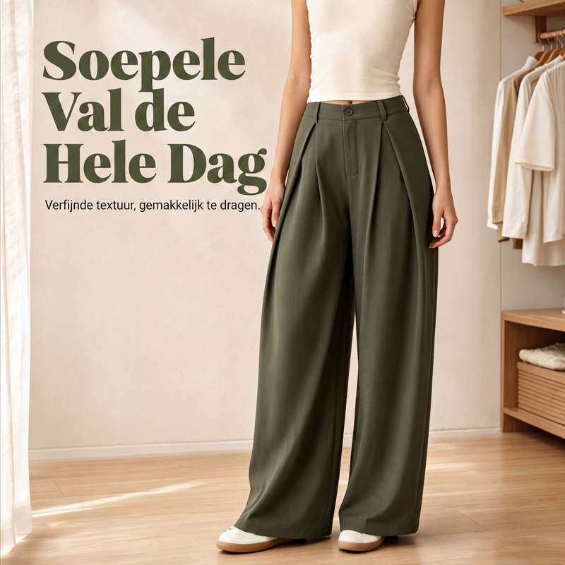 【S-2XL】👖Damska spódnica z plisami i szerokimi nogawkami