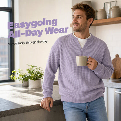 【S-4XL】🥼Wygodna koszulka z gofrowanym wzorem