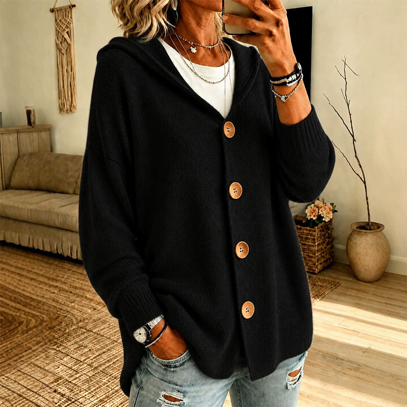 【S-5XL】❄️Dzianinowy sweter z kapturem