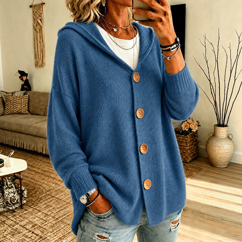 【S-5XL】❄️Dzianinowy sweter z kapturem