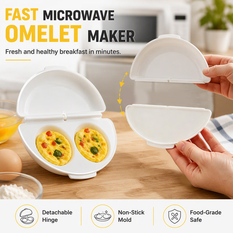 【🔥3+1 gratis】🍳Urządzenie do gotowania jajek w kuchence mikrofalowej