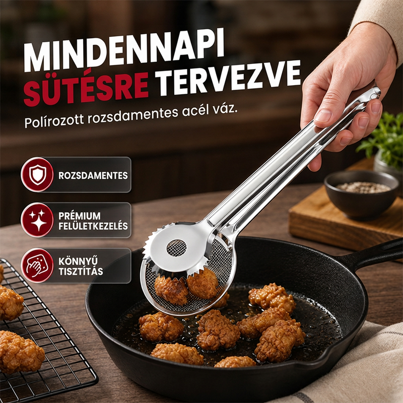 【🔥3+1 gratis】🍳2 w 1 – szczypce do filtrów oleju ze stali nierdzewnej