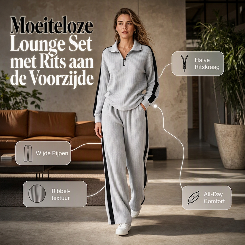 【S-2XL】💖Zestaw codzienny z półzamkiem błyskawicznym