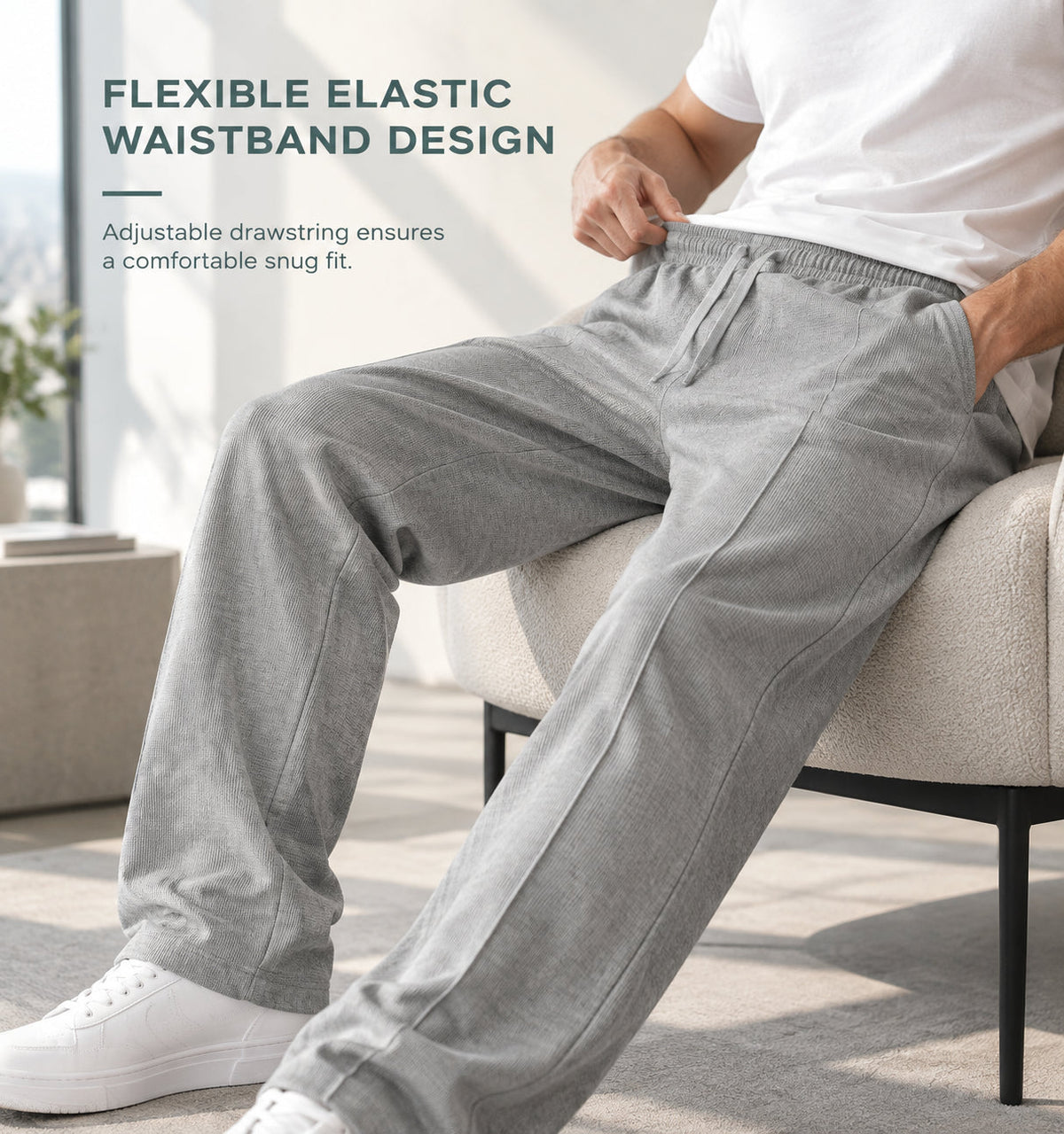 【S-3XL】👖Męskie luźne spodnie sportowe