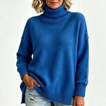 【S-5XL】🔥Sweter z dzianinowym kołnierzem o zbyt dużym rozmiarze