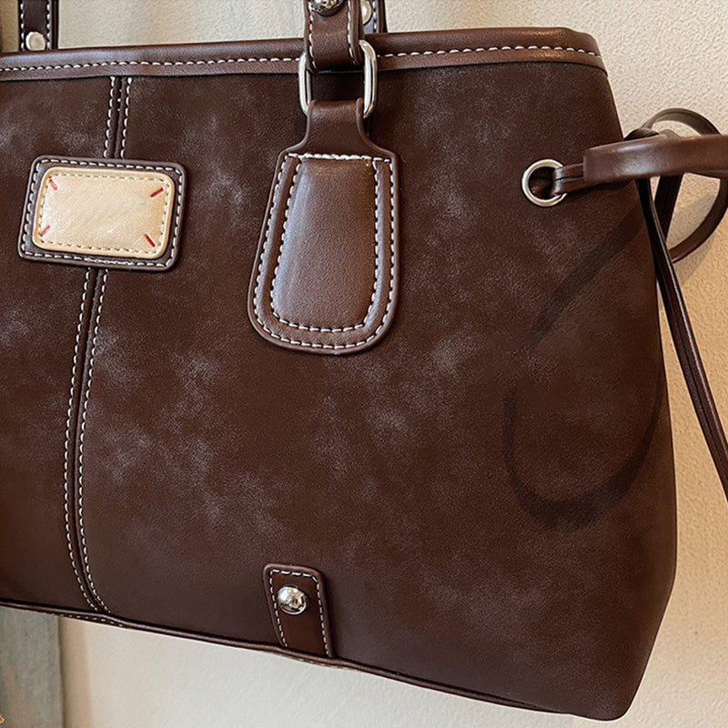 👜Torba na ramię w stylu vintage z podwójnymi uchwytami