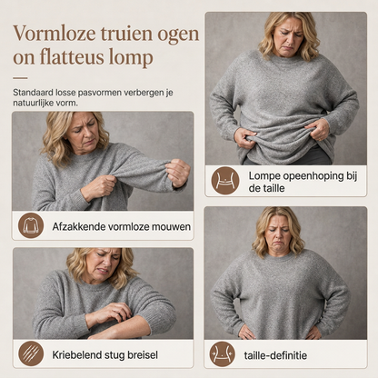 【S-2XL】💖Elegancki sweter z dzianiny ściągaczowej