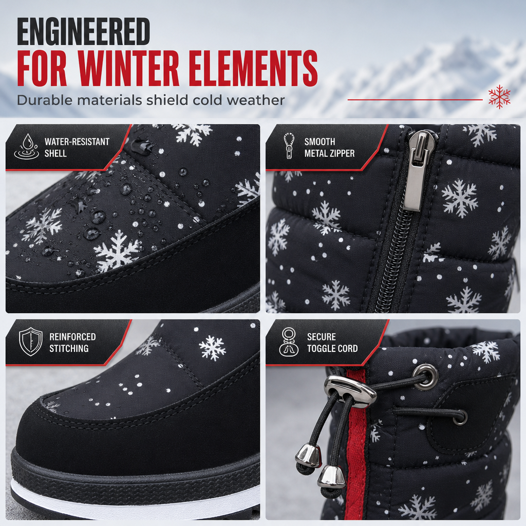 【EU 36-45】❄️Damskie zimowe buty śnieżne z wysoką cholewką