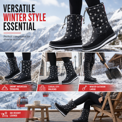 【EU 36-45】❄️Damskie zimowe buty śnieżne z wysoką cholewką