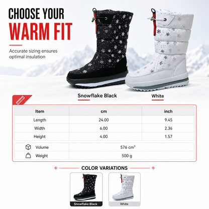 【EU 36-45】❄️Damskie zimowe buty śnieżne z wysoką cholewką